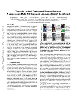 Towards Unified Text-based Person Retrieval: A Large-scale
  Multi-Attribute and Language Search Benchmark