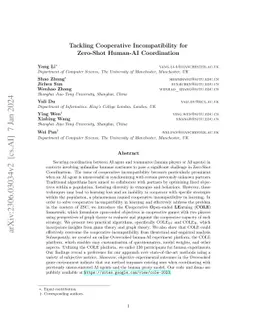 Tackling Cooperative Incompatibility for Zero-Shot Human-AI Coordination