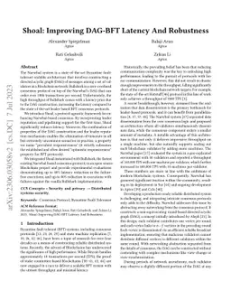 Shoal: Improving DAG-BFT Latency And Robustness