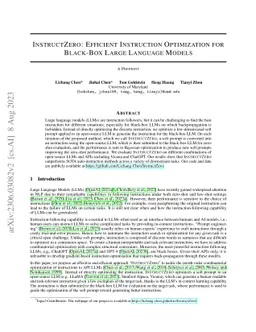 InstructZero: Efficient Instruction Optimization for Black-Box Large
  Language Models