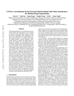 CiT-Net: Convolutional Neural Networks Hand in Hand with Vision
  Transformers for Medical Image Segmentation