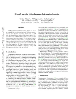 Diversifying Joint Vision-Language Tokenization Learning