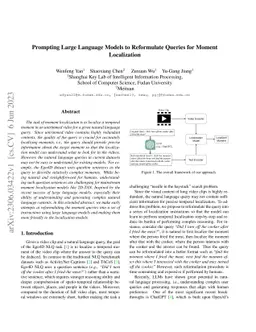 Prompting Large Language Models to Reformulate Queries for Moment
  Localization