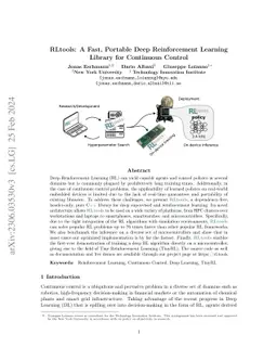 RLtools: A Fast, Portable Deep Reinforcement Learning Library for
  Continuous Control
