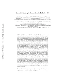 Scalable Concept Extraction in Industry 4.0