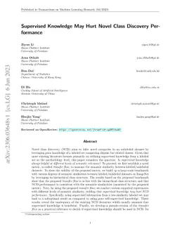Supervised Knowledge May Hurt Novel Class Discovery Performance