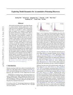 Exploring Model Dynamics for Accumulative Poisoning Discovery