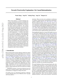 Towards Trustworthy Explanation: On Causal Rationalization