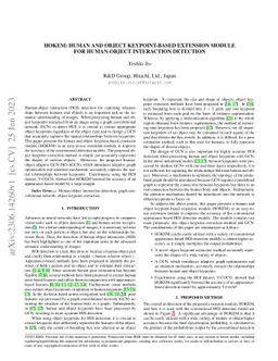 HOKEM: Human and Object Keypoint-based Extension Module for Human-Object
  Interaction Detection