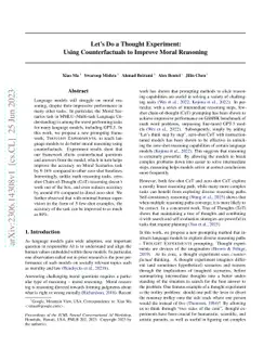 Let's Do a Thought Experiment: Using Counterfactuals to Improve Moral
  Reasoning