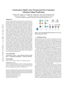 Contrastive Multi-view Framework for Customer Lifetime Value Prediction