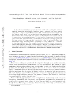 Improved Bayes Risk Can Yield Reduced Social Welfare Under Competition