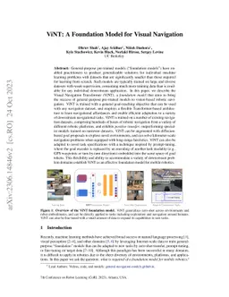 ViNT: A Foundation Model for Visual Navigation