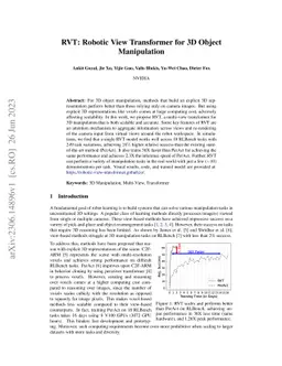 RVT: Robotic View Transformer for 3D Object Manipulation