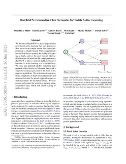BatchGFN: Generative Flow Networks for Batch Active Learning