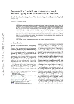 TranssionADD: A multi-frame reinforcement based sequence tagging model
  for audio deepfake detection
