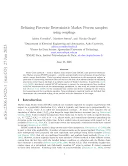 Debiasing Piecewise Deterministic Markov Process samplers using
  couplings