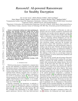 RansomAI: AI-powered Ransomware for Stealthy Encryption
