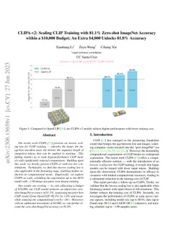 CLIPA-v2: Scaling CLIP Training with 81.1% Zero-shot ImageNet Accuracy
  within a \$10,000 Budget; An Extra \$4,000 Unlocks 81.8% Accuracy