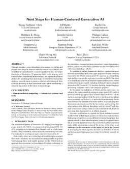 Next Steps for Human-Centered Generative AI: A Technical Perspective