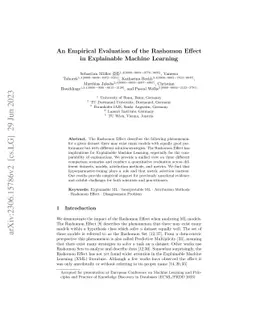An Empirical Evaluation of the Rashomon Effect in Explainable Machine
  Learning