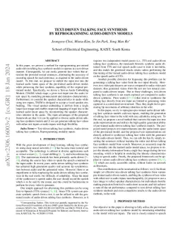 Text-driven Talking Face Synthesis by Reprogramming Audio-driven Models