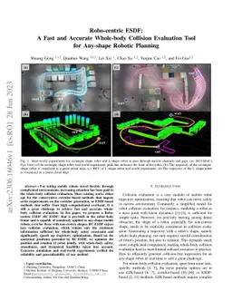 Robo-centric ESDF: A Fast and Accurate Whole-body Collision Evaluation
  Tool for Any-shape Robotic Planning
