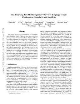 Benchmarking Zero-Shot Recognition with Vision-Language Models:
  Challenges on Granularity and Specificity