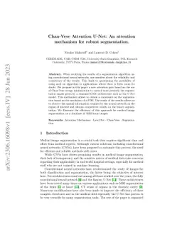 Chan-Vese Attention U-Net: An attention mechanism for robust
  segmentation