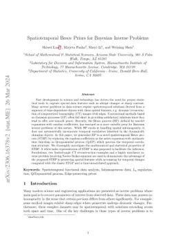 Spatiotemporal Besov Priors for Bayesian Inverse Problems