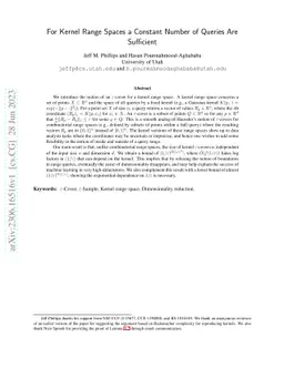 Dimension-Independent Kernel ε-Covers