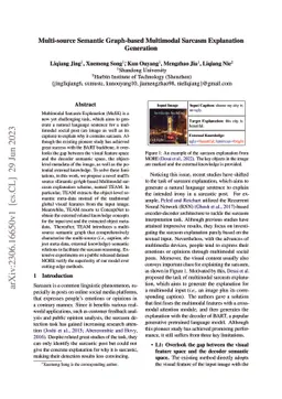 Multi-source Semantic Graph-based Multimodal Sarcasm Explanation
  Generation