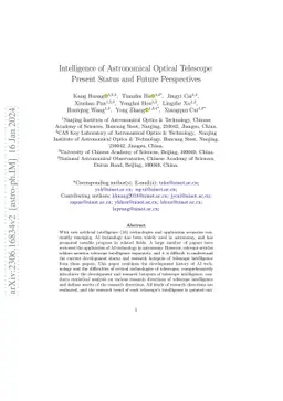 Intelligence of Astronomical Optical Telescope: Present Status and
  Future Perspectives