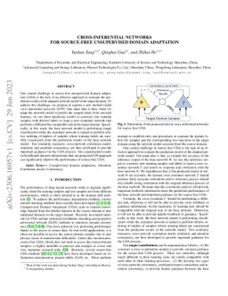 Cross-Inferential Networks for Source-free Unsupervised Domain
  Adaptation