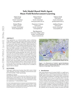 Safe Model-Based Multi-Agent Mean-Field Reinforcement Learning