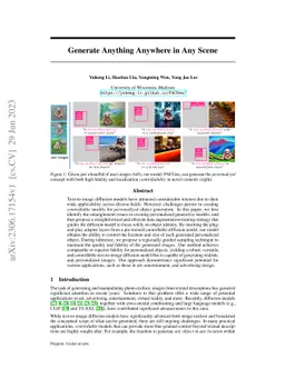 Generate Anything Anywhere in Any Scene