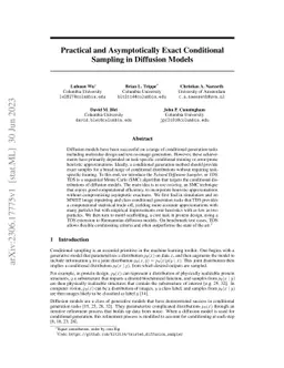 Practical and Asymptotically Exact Conditional Sampling in Diffusion
  Models