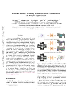 PanoOcc: Unified Occupancy Representation for Camera-based 3D Panoptic
  Segmentation