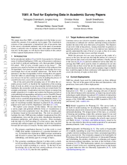 TOBY: A Tool for Exploring Data in Academic Survey Papers