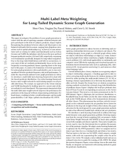 Multi-Label Meta Weighting for Long-Tailed Dynamic Scene Graph
  Generation