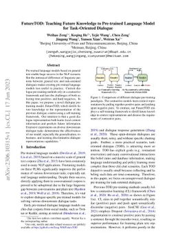 FutureTOD: Teaching Future Knowledge to Pre-trained Language Model for
  Task-Oriented Dialogue