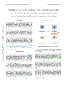 Text-Driven Foley Sound Generation With Latent Diffusion Model