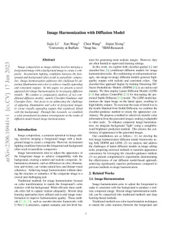 Image Harmonization with Diffusion Model