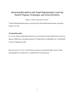 Advancing Biomedicine with Graph Representation Learning: Recent
  Progress, Challenges, and Future Directions