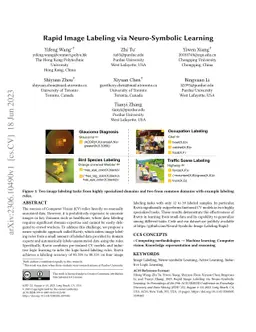 Rapid Image Labeling via Neuro-Symbolic Learning