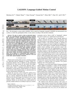 LAGOON: Language-Guided Motion Control