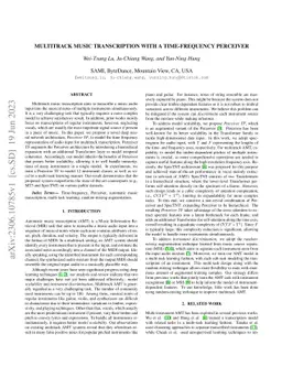 Multitrack Music Transcription with a Time-Frequency Perceiver
