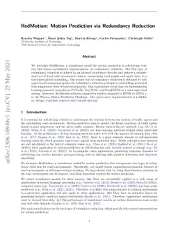 RedMotion: Motion Prediction via Redundancy Reduction