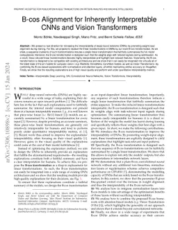 B-cos Alignment for Inherently Interpretable CNNs and Vision
  Transformers