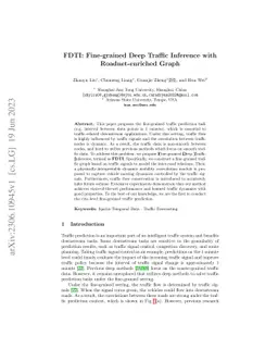 FDTI: Fine-grained Deep Traffic Inference with Roadnet-enriched Graph